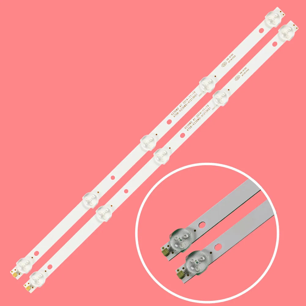 LED Backlight Strip for 10Pcs LED Strip For 24J1000 24S1645EV 24S1650EV 24S1655EV 24LE5181D L24F1S L24F1680B