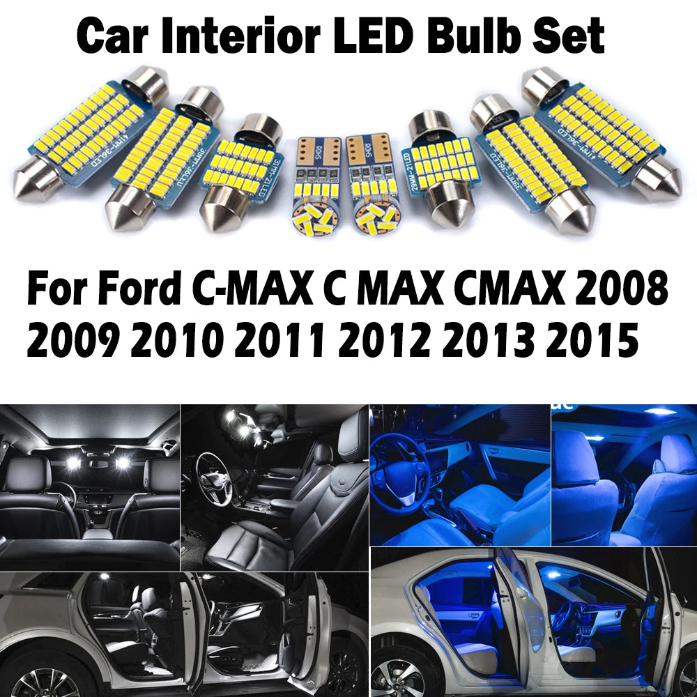 LED Interior Light Kit for Ford - Canbus Error-Free Interior Bulbs