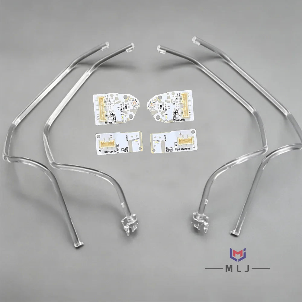 DRL Strip Light Guide Plate Tube White LED Angel Eye Board For BMW X1 F49 2020-2023 Daytime Running Light