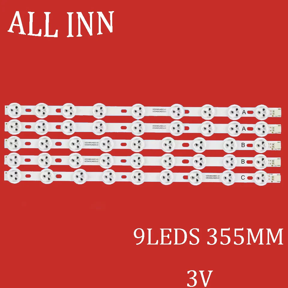 LED Backlight Strip for TV LED Bars For Vestel K40DLV2F VES400UN VES400UNDS01B D40F185N3C VES390UNDC 01 40
