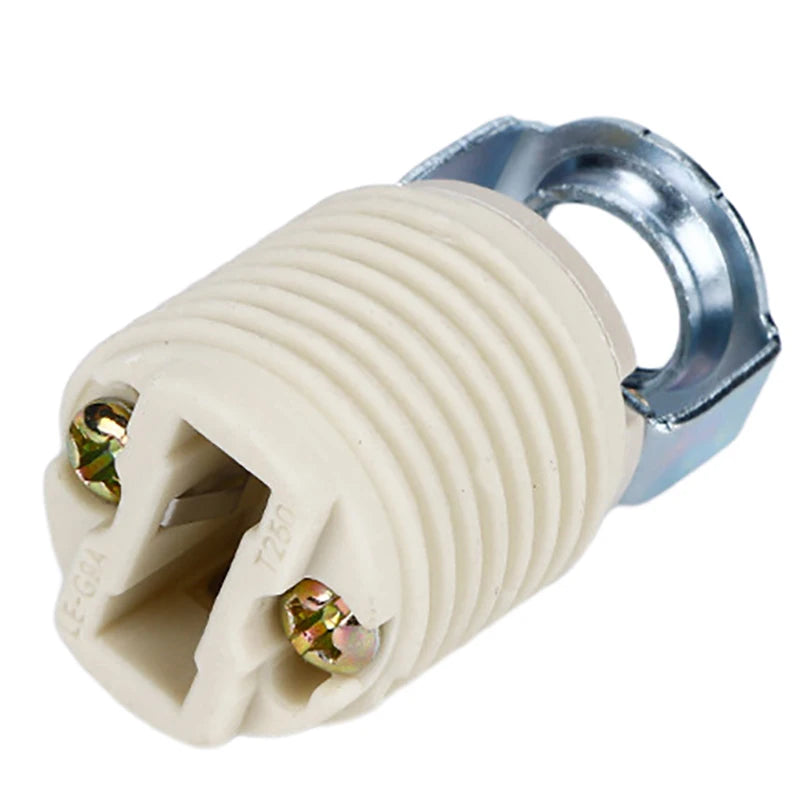 New G9 Screw DIY Light Ceramic Lamp Holder Household Table F