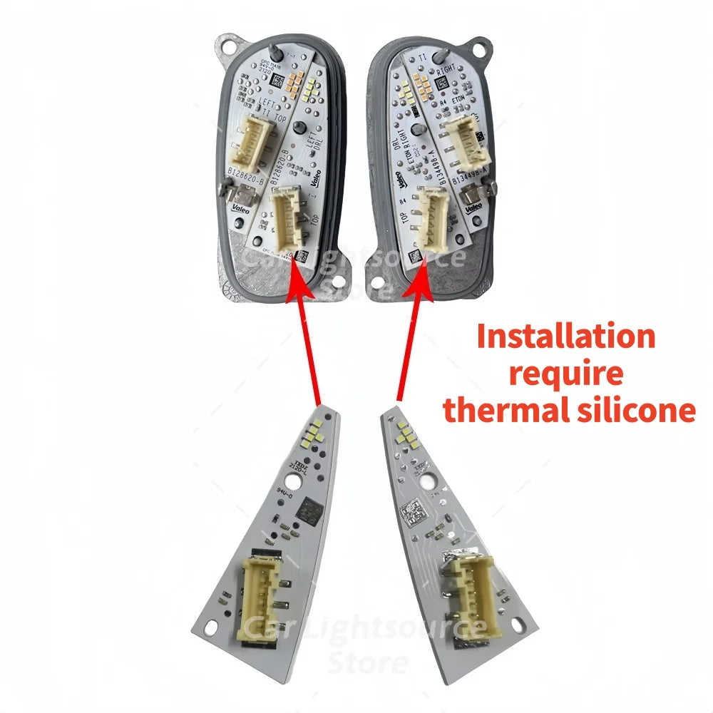 DRL LED Boards Angel Eyes For SEAT Leon MK4 Cupra 2020-2023 5FJ941475 Car Headlight Daytime Running Light