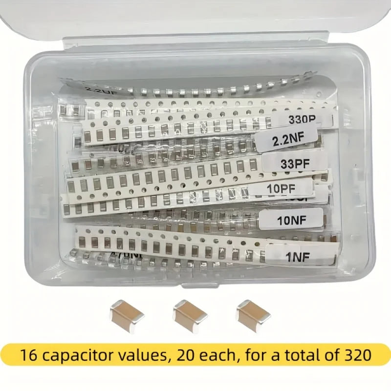 (Industrial SMD Capacitor Components)320pcs 1206 SMD Capacit