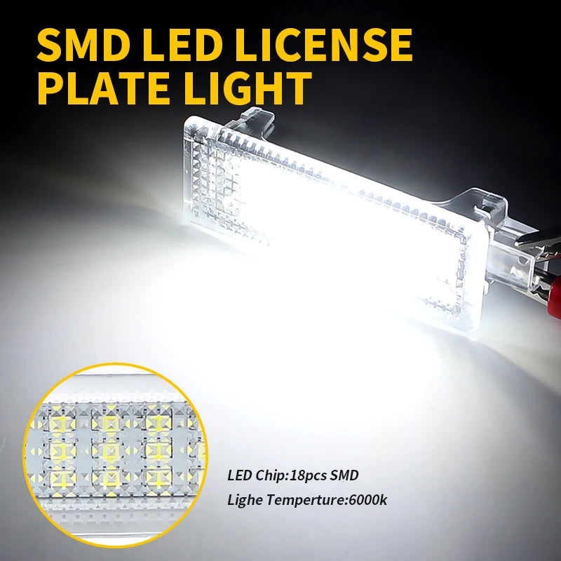 2PCS 12V LED Luggage Lamp Interior Light For Ford Focus MK3 
