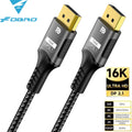 16K DP Cable 8K 120Hz/60Hz 4K 240Hz 80Gbps Displayport 2.1 H