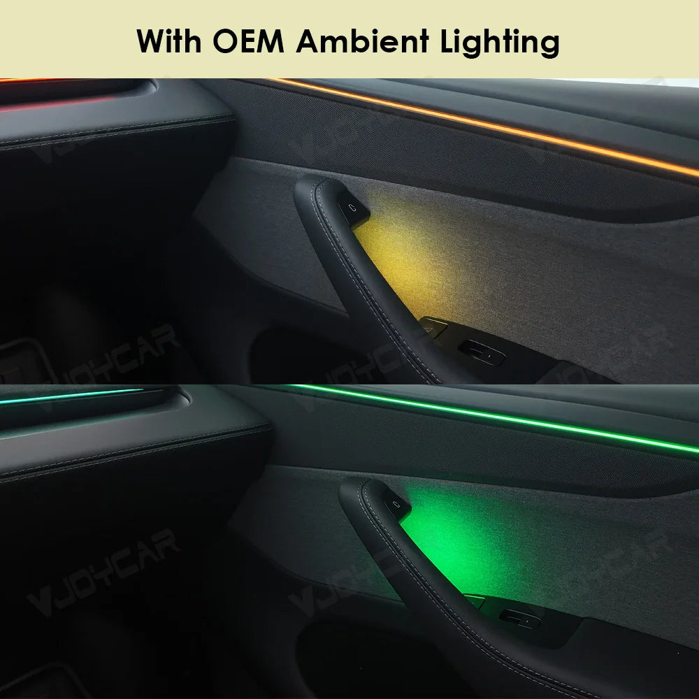 New Model Y Juniper Door Handbar Ambient Light New Model 3 H