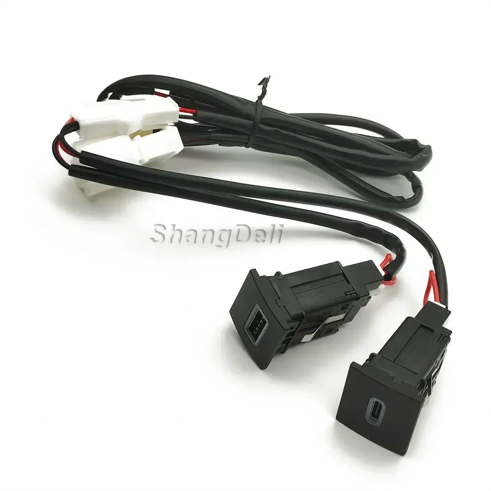 For VW Golf 6 MK6 Jetta 5 MK5 Scirocco 2006 - 2012 Car USB C