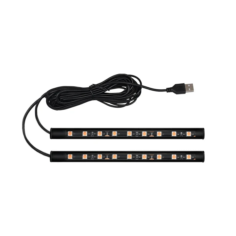 Led Car Ambient Light With USB 5V Universal Car Interior Foo