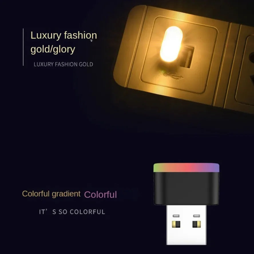 Mini USB Light LED USB Night Light 5 Styles Modeling Car Amb