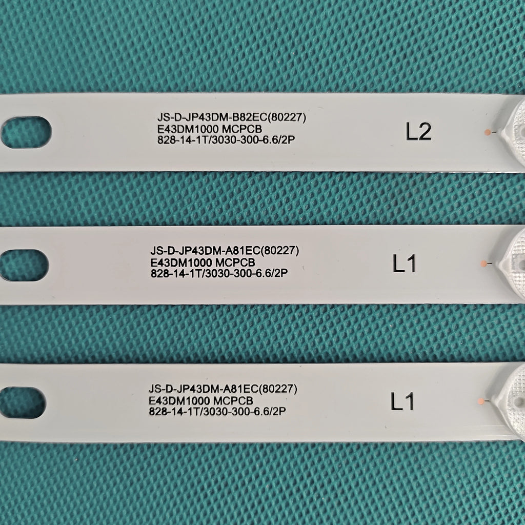 LED Backlight Strip for8 lamp 43LEM-1043/FTS2C 43LEM-5043/FTS2C 43LEX-5058/FT2C JS-D-JP43DM-A81EC B82EC