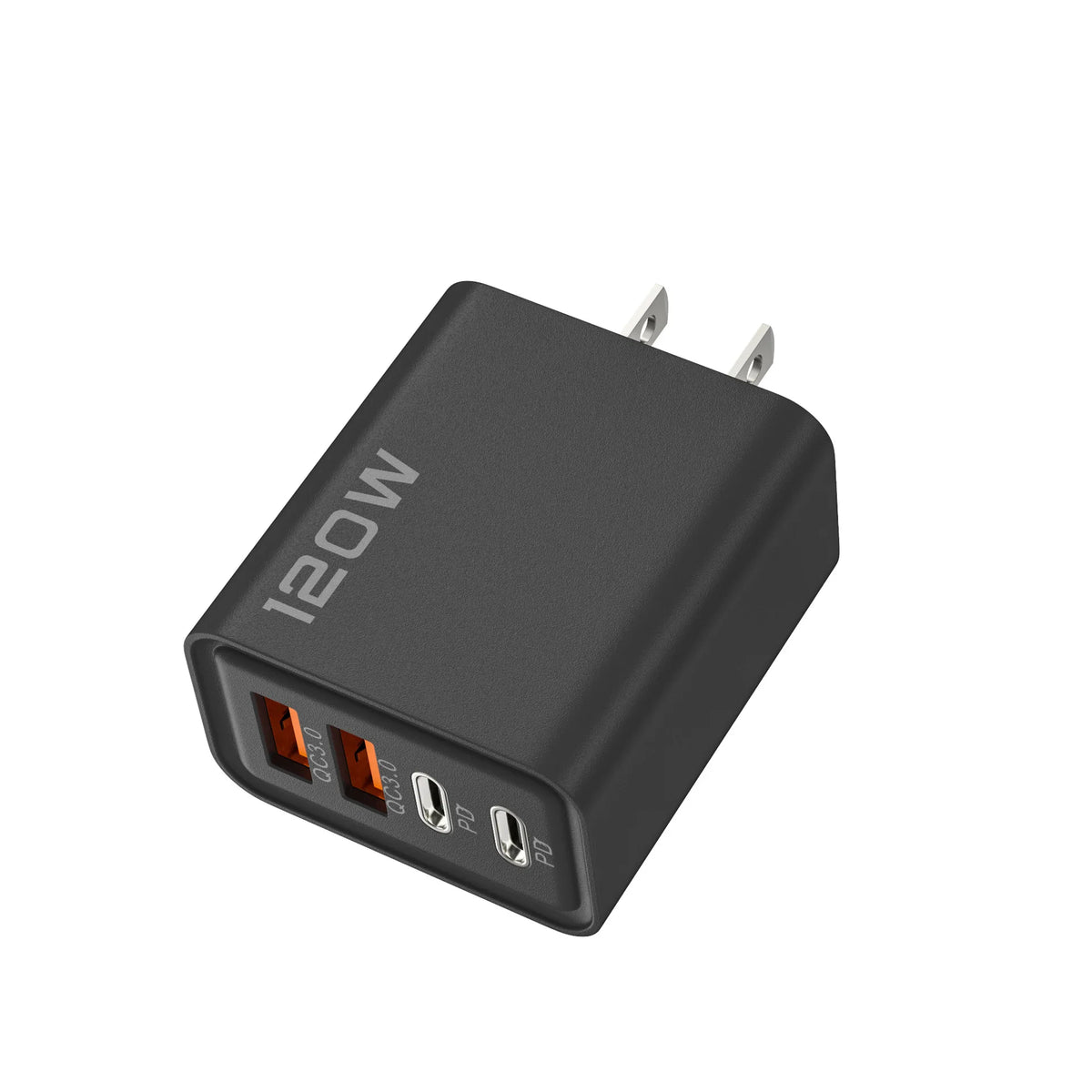 Fast Charging USB Type C Charger 120W 4 Port PD Quick Charge 3.0 For iPhone Samsung Xiaomi Huawei EU US UK Plug Phone Adapter
