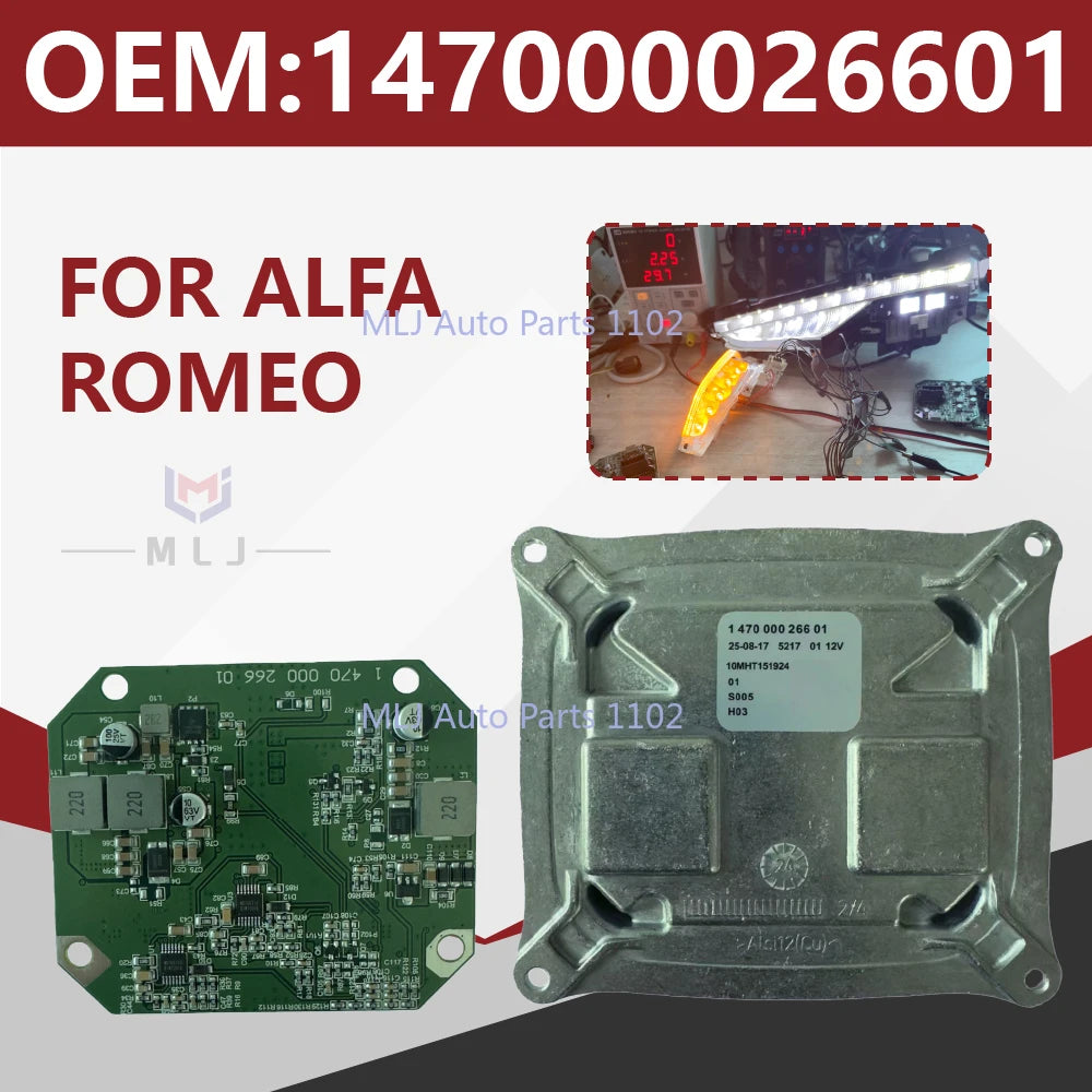 Headlight Driver Control Ballast Module OEM for Alfa Romeo 2017-2019