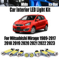 2022 2023 Car Accessories LED Interior Map Dome Trunk Vanity Mirror License Plate Light Kit for Mitsubishi
