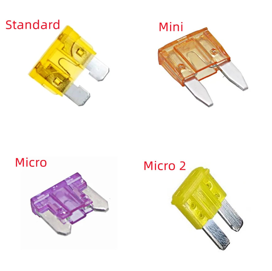 10PCS/lot Fuses Mini Small Medium Micro 2 Car Fuse 2A 3A 5A 