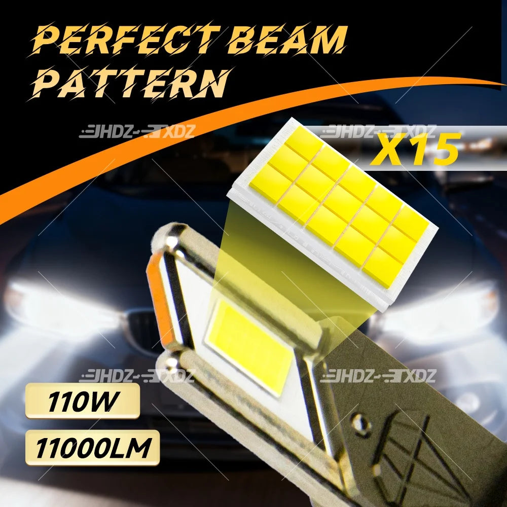 Headlight LED Bulbs Auto LED Lamp High/Low Beam 6000K 110W Car Lights HID Conversion Kit for Audi D5R D5S A6