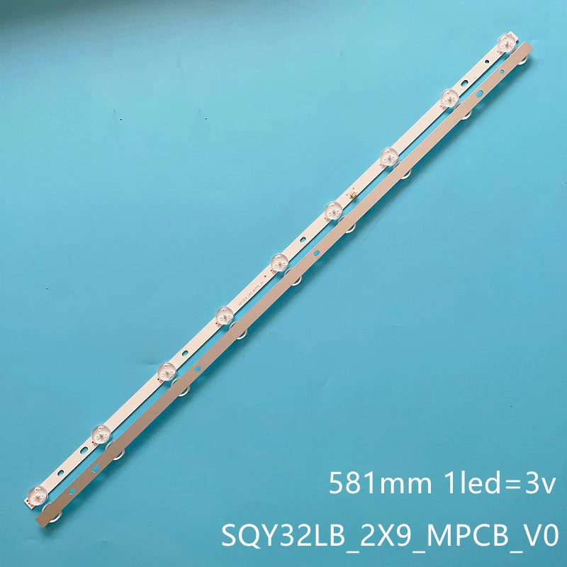 LED Strip for Aiwa aw32b1sm AW32N1SM LED-32DN6T2 32DVB-T/C LHS3205 32S30HA105B SQY32LB_2X9_MCPCB_V0