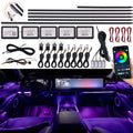 Newest LED Hidden Car Ambient Light Interior Matt Black Hidd