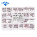 300pcs/960pcs Ceramic Capacitor Set 2pF-0.1uF Electronic Com