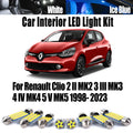 Canbus LED Interior Map Dome Trunk Light For Renault Clio 2 II MK2 3 III MK3 4 IV MK4 5 V MK5 1998- for