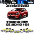 8-Piece LED Interior Light Kit for Renault MK4 - Canbus Error-Free Interior Bulbs