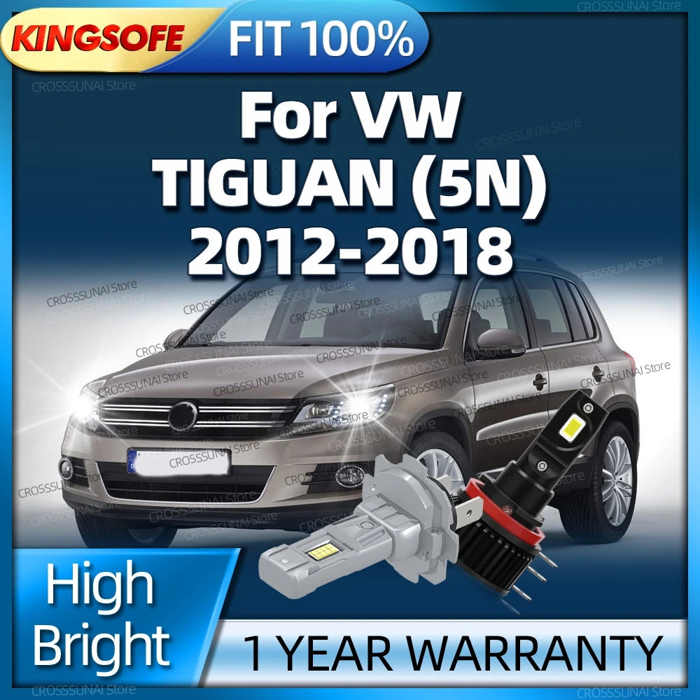 2/4Pcs 30000LM Powerful LED Headlight Bulb Wireless Car Ligh