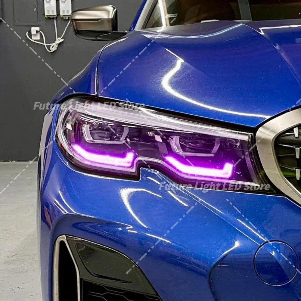 DRL Boards Angel Eyes Yellow Blue Red For 2019-2022 BMW 3 Series G20 G21 LED Headlight Daytime Running Light