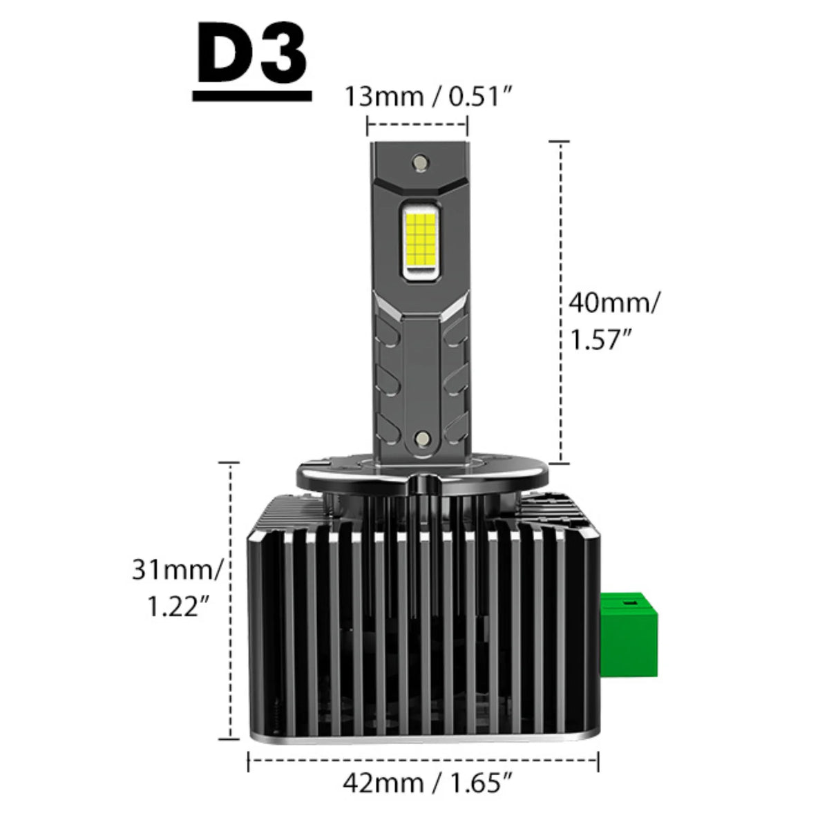 BEVINSEE D1S D3S D2S D5S D1R D3R CANBUS LED Headlight Bulbs 70W 7000LM 6000K White for Audi BMW for VW for Golf for HID Upgrade