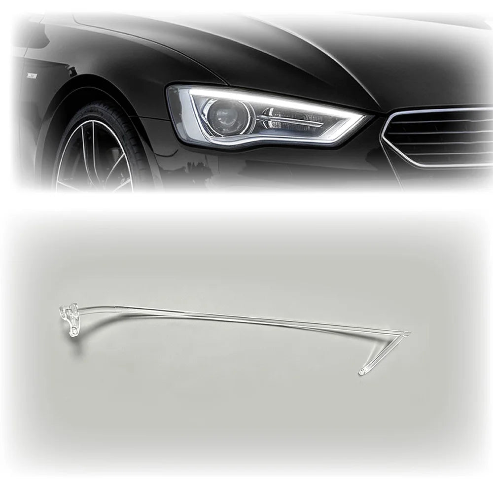 Angel Eyes LED DRL Light Guide Acrylic Tube Strips Daytime Running Light Replacement Headlamp for Audi A3