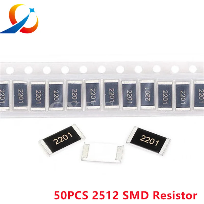100PCS 2512 SMD Resistor 0R 10R 20R 47R 100R 220R 470R 100 o