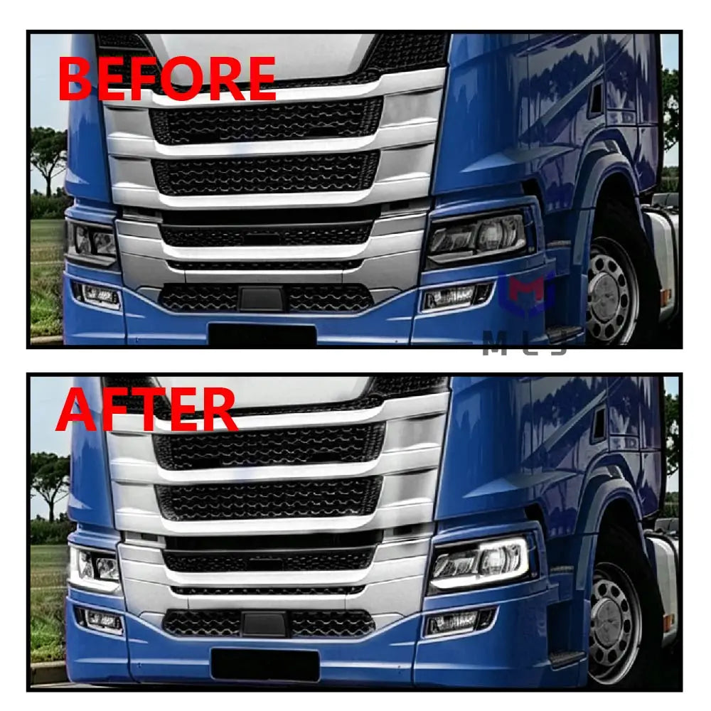 Angel Eyes White DRL LED Chips Board Light Source Module Headlamp Spare Parts For Scania Truck