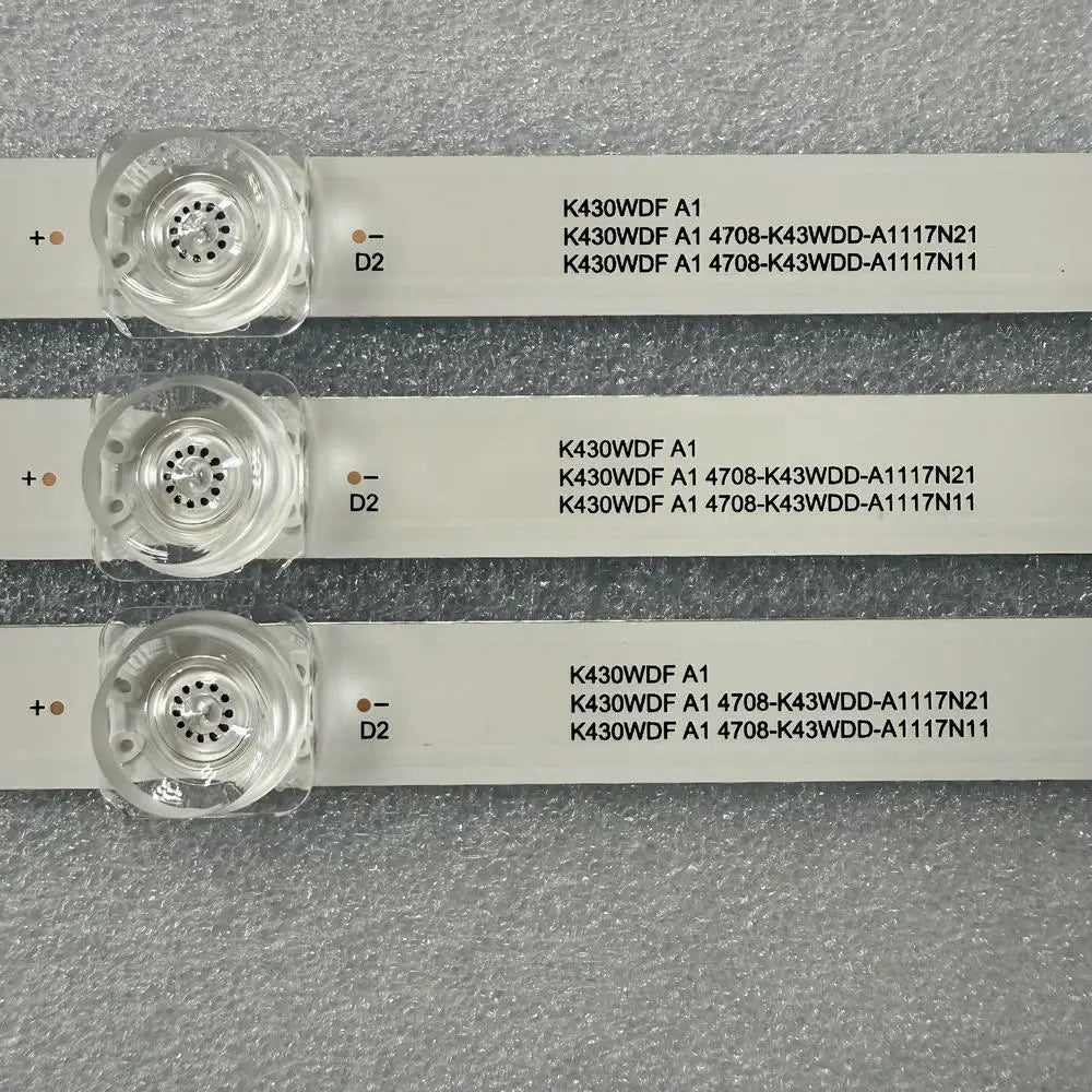 LED Backlight Strip for8LED For Onn Wm43d1s-fatsc Sanyo Fw43r41km K430WDF A1 Atvio 43d1s-fatsc 3V