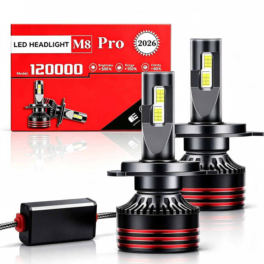 Heyword 2800W 6000000LM M8ProH7 H11 H1 H4 Led Headlight Bulb
