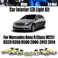 Canbus LED Interior Reading Dome Trunk Light Kit For Mercedes Benz R Class W251 R320 R350 R500 for Mercedes