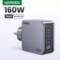Korean Plug UGREEN 160W GaN Charger PD3.1 QC4.0 Quick Charge