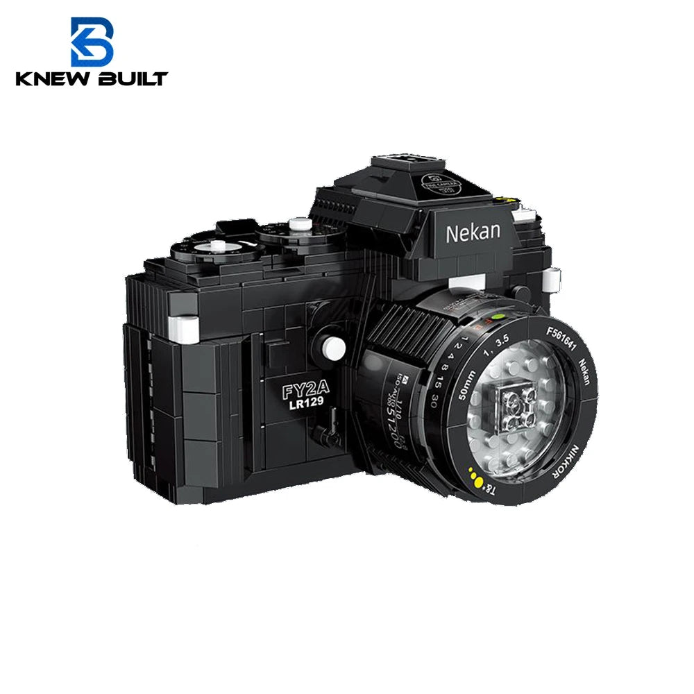 KNEW BUILT Classic Digital Camera Model Mini Brick Toys for 