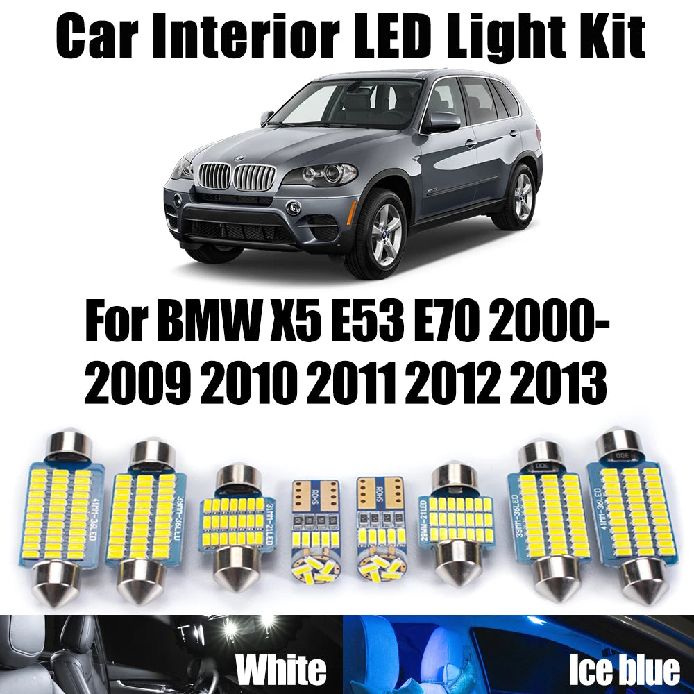 Canbus Car Courtesy Bulbs For BMW X5 E53 E70 2000-2010 2011 