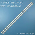 11 Lamps LEDS Backlight Strips For 32PFL3008/12 32inch Bars 