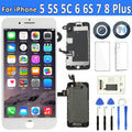 AAA Display for iPhone 5 5S 5SE 6 6S 7 8 Plus LCD Display Fu