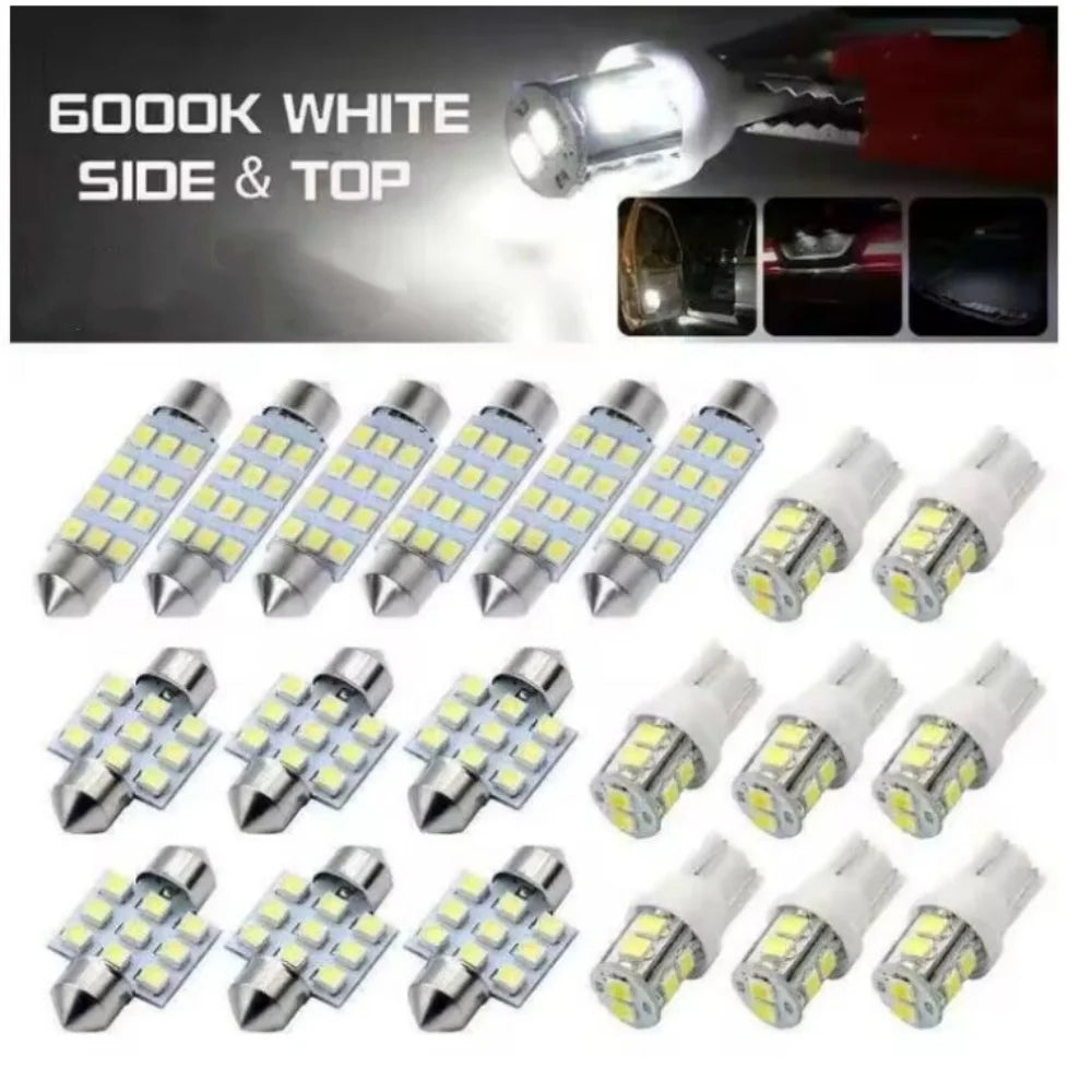 42Pcs Car Lights T10 6000K SMD LED Replacement License Plate