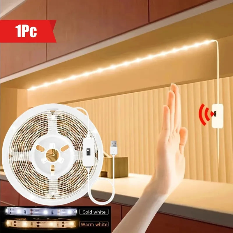 1-5M LED Lights Strip DC 5V USB Gesture Control 60 LEDs/m Ba