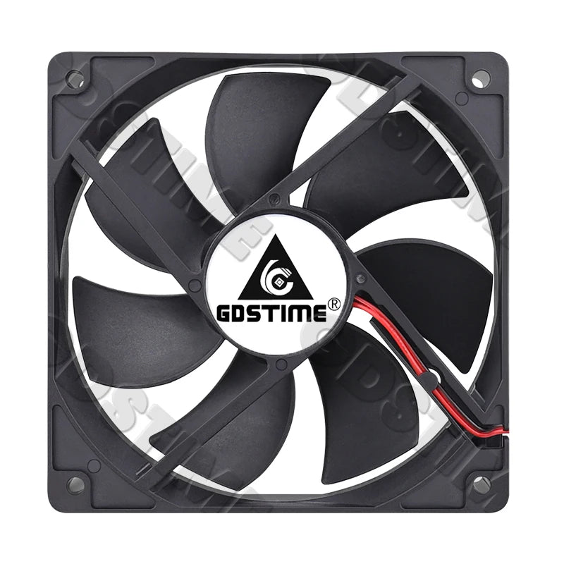 GDSTIME 120mm Fan 24V PC Case Fan 120MM 25MM Dual Ball Cooli
