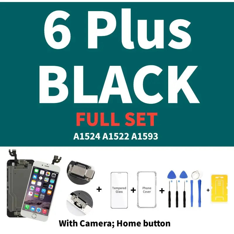 AAA Display for iPhone 5 5S 5SE 6 6S 7 8 Plus LCD Display Full Set Assembly Touch Screen Digitizer Replacement Pantalla+Camera
