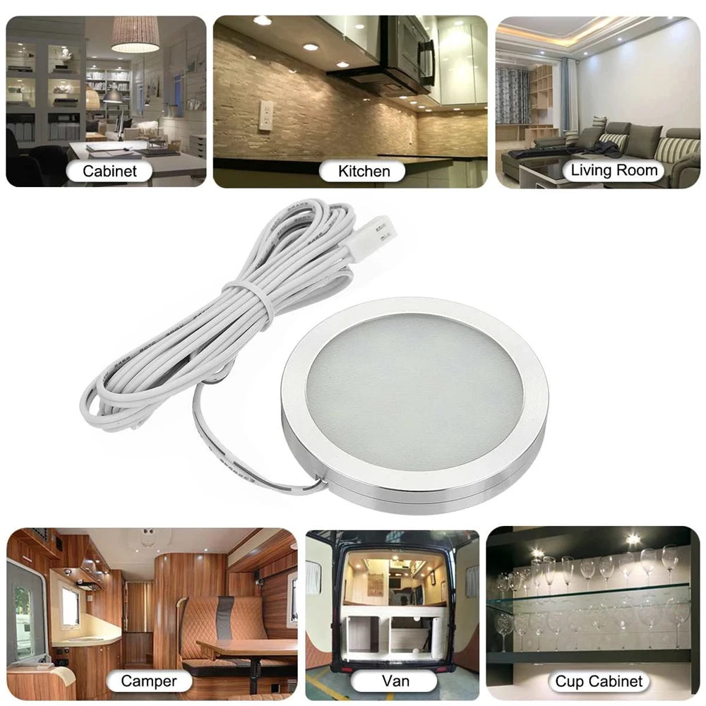 4PCS 12V 2.5W Car Interior LED Car Spot Lights Reading Light
