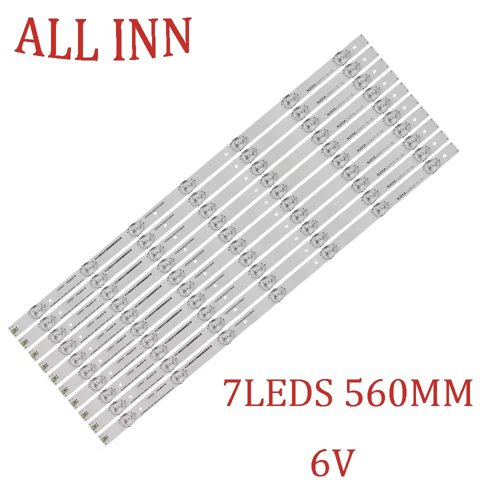 LED Backlight Strip for 3V LED for 55H6D 55R6107 55DU6070 LC-55LBU591C LC55LBU591C HD550K3U82-K1 SVH550AQO