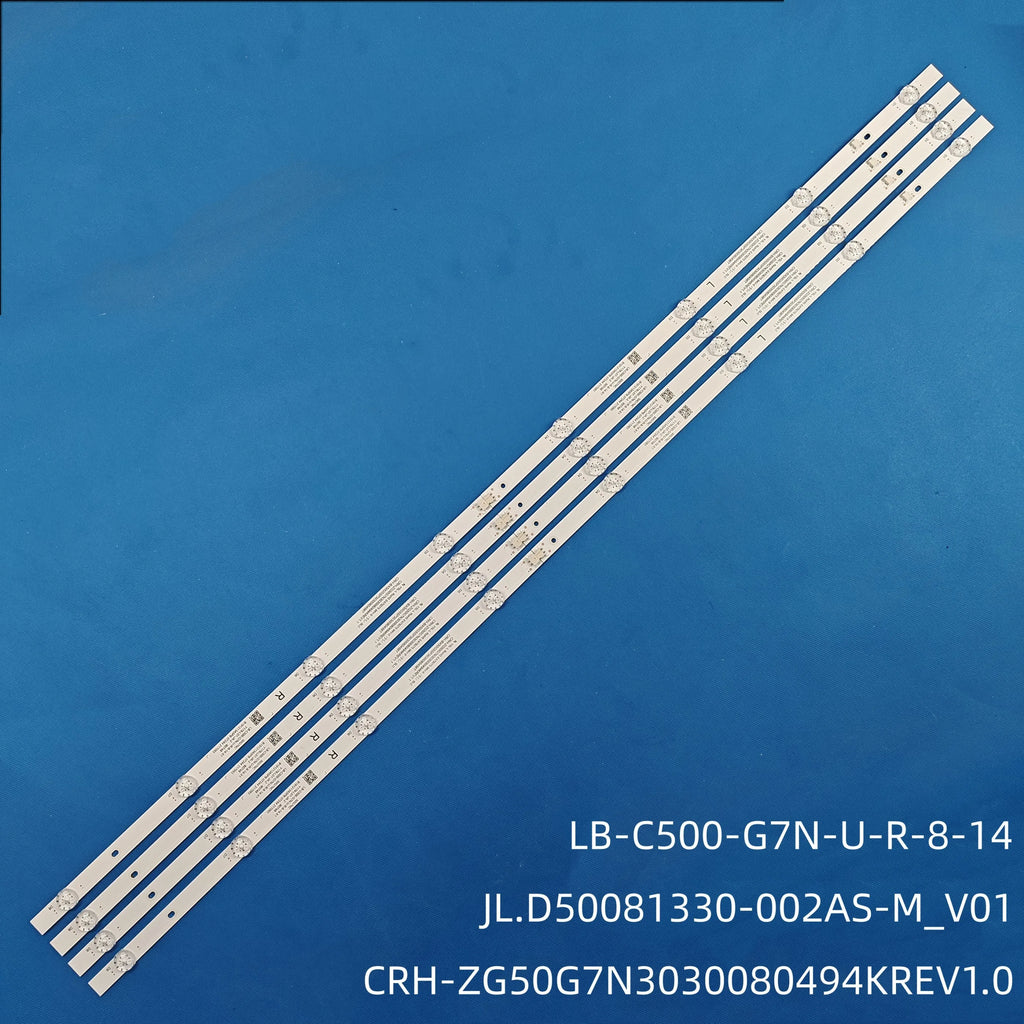 LED Backlight Strip for JL.D50081330-002AS-M_V01 LB-C500-G7N-U-R-8-14 CRH-ZG50G7N3030080494KREV1.0