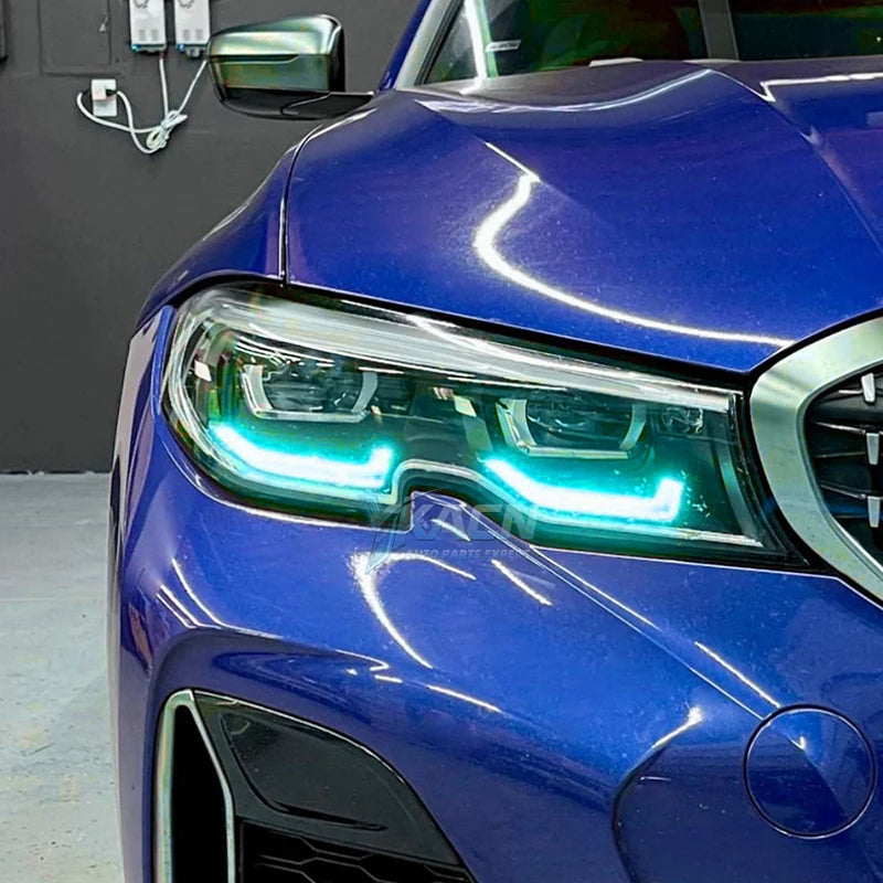 LED Headlight Daytime Running Light Module For 19-22 BMW 3 Series G20 G21 G28 Blue Red Angel Eye DRL Boards