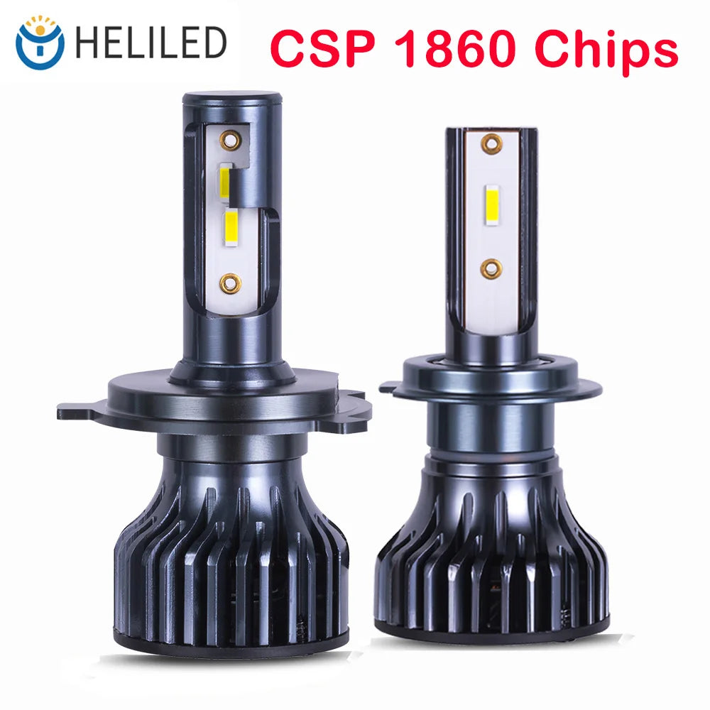 LED Headlight H7 110W 6000K 9005 HB3 HB4 9006 H1 H3 H8 H9 H11 880 881 H27 Bulb Canbus EMC LED H4 LED Car Headlight for 24V Truck