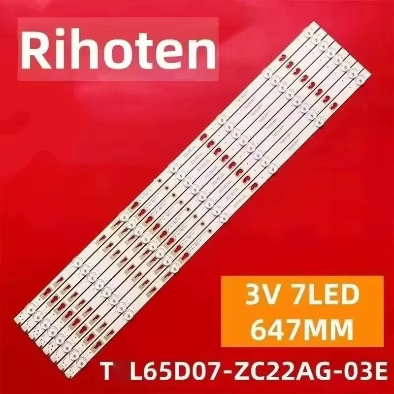 LED Backlight Strip for 65pfl5765/f8 Tc/l65d07 65hr332m07a3 65up7000pua 65up7000 L65M5-4C 65D1200 3030 649X14