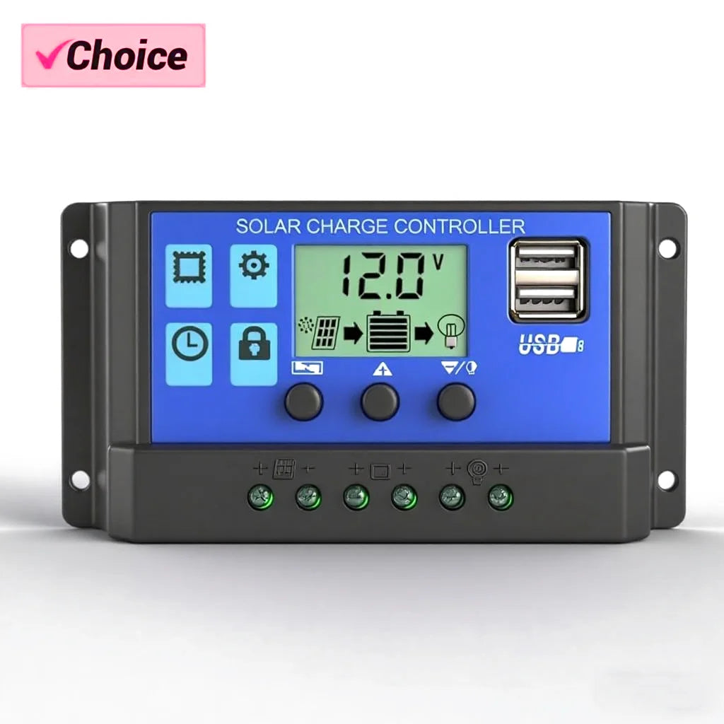 100A Solar Charge Controller 12V 24V Solar Panel Regulator A