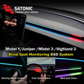 SATONIC V3.0 Blind Spot Alarm System with Ambient LED Light 